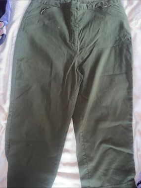 Northern Reflections Green Cropped Chino Pants
